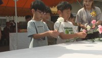 花供養　公設花き地方卸売市場　高松市西町