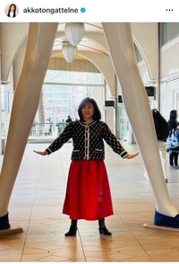 松本明子（@akkotongattelne）さんのインスタグラムより