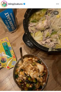 井上咲楽インスタグラム＠bling2sakuraより