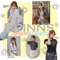 アパレルブランド「SPINNS」の”春夏5大スタイル”に変身した希空