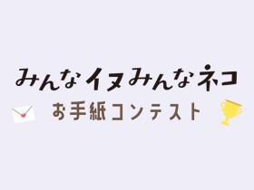 【募集中】犬や猫へ手紙を書こう！　伝えたい思いをつづる「お手紙コンテスト」