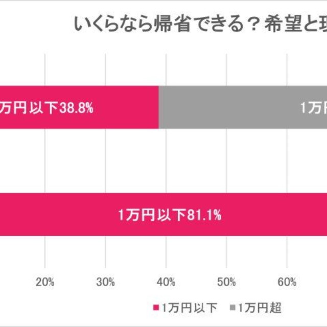 帰省の交通費について（提供画像）