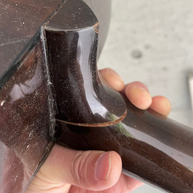 【修理前】接着部以外には割れもなく修理可能と判断／れんたろさん（@rentaro_77）提供