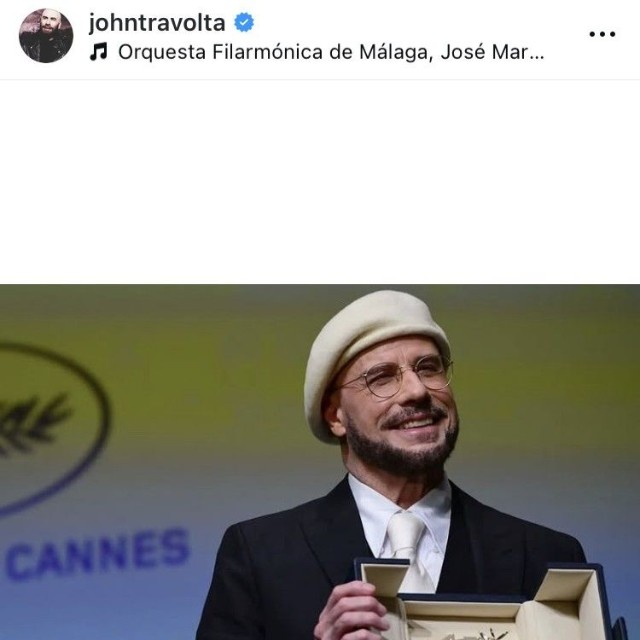 ジョン・トラボルタのインスタグラム＠johntravoltaより