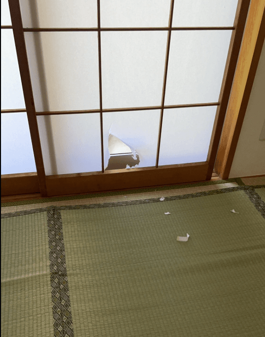 いつの間にか広がってる…！？犯人は？画像提供：サブよものおうち