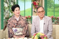 「徹子の部屋」　（右から） 柴俊夫、真野響子＝テレビ朝日提供