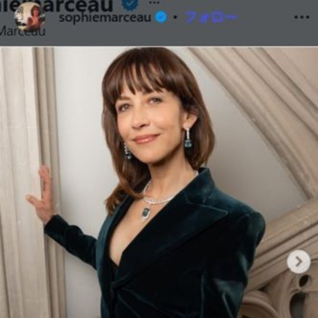 ソフィー・マルソーのインスタグラム＠sophiemarceauより