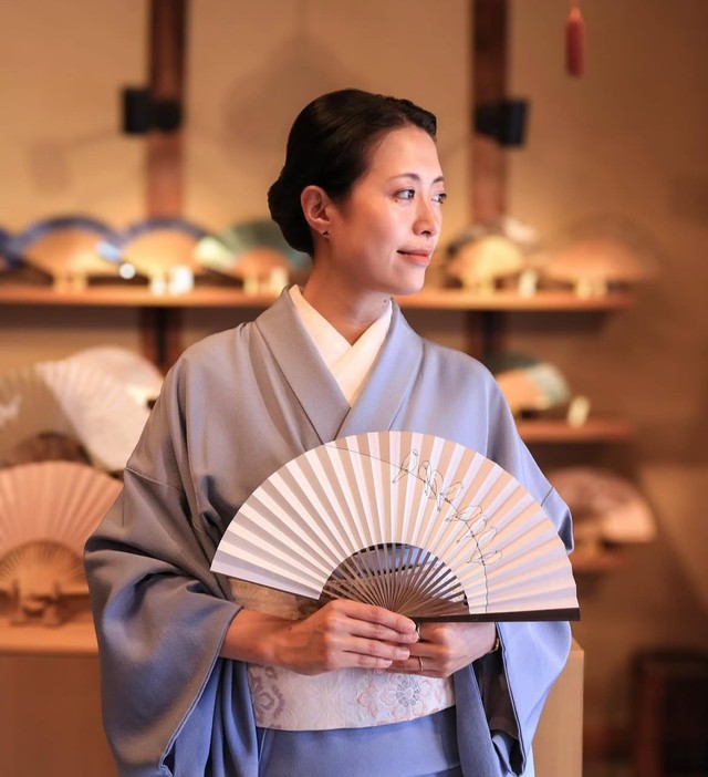 「理想の私（インスタ投稿）」（画像提供：大西里枝 扇子屋女将さん）