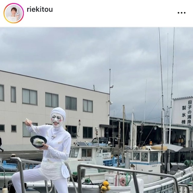 鬼頭里枝インスタグラム(@riekitou)より