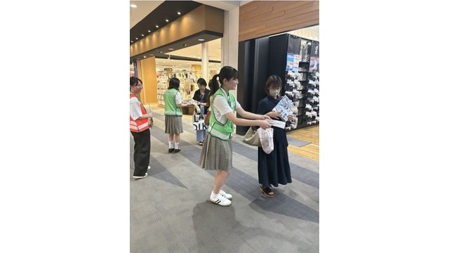 岡山県内の高校生が特殊詐欺防止など呼び掛け