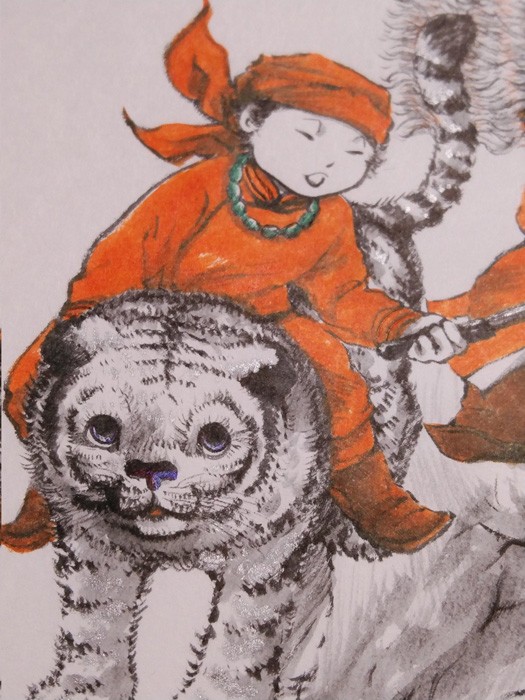 かわいそうな物語「スーホの白い馬」を、小2女子が現代版に！ 「馬頭琴