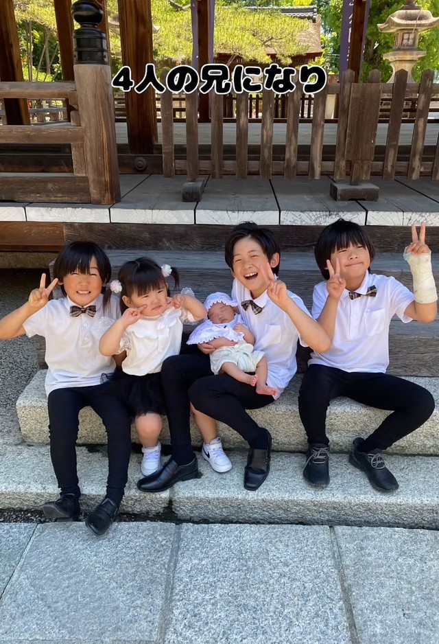 5人の子どもたち／「なな家族」（@7kazoku_）提供