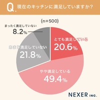 現在のキッチンに満足していますか？　（提供画像）