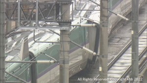 東北新幹線の脱線現場で復旧に向け調査が始まる　宮城・白石市