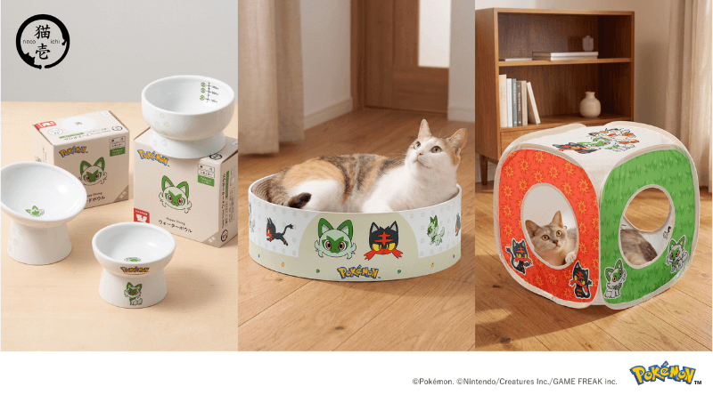 7/6発売】ポケモンデザインの猫用品が登場！ ニャース・ニャビー