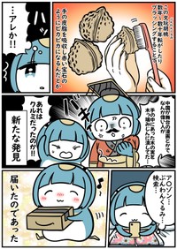 【漫画】『手でひたすら転がす文玩胡桃（ぶんわんくるみ）を買ってみた話』2（茜りうさん提供）