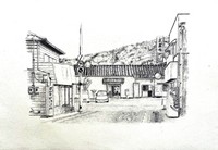 全国公募展で厚生労働大臣賞に選ばれた「伯備線　清音駅」