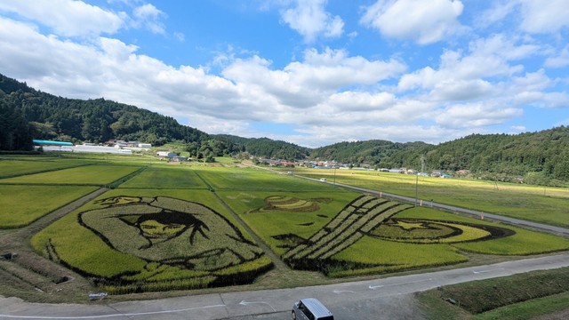 西根田んぼアート2026／西根田んぼアート　公式Xより