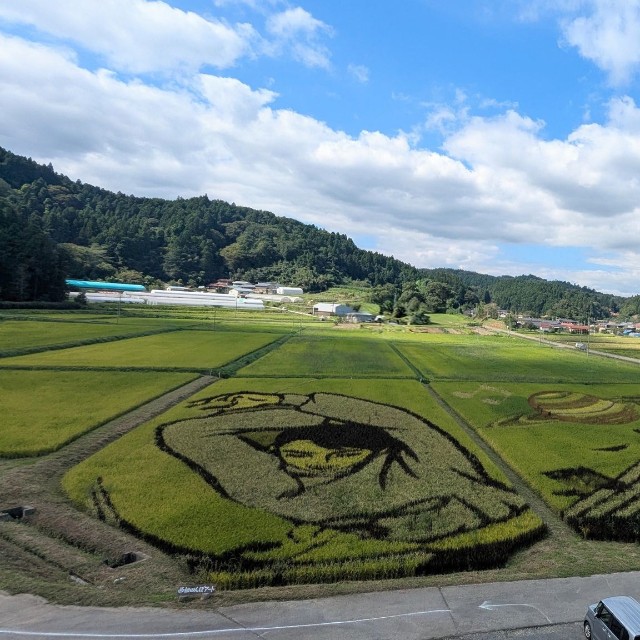 西根田んぼアート2026／西根田んぼアート　公式Xより