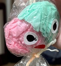 てるてる坊主もこの表情！（提供：えりん ぎさん）