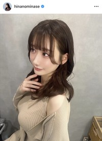 水瀬陽菜乃のインスタグラム（@hinanominase）より＝2025年3月23日投稿