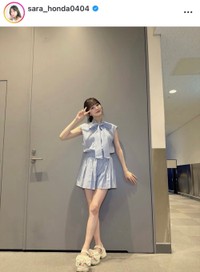 本田紗来インスタグラム(@sara_honda0404)より