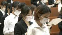 〈新型コロナ〉新型コロナウイルスの影響で入学式が出来なかった大学が代わりの「入学感謝の集い」実施　岡山市