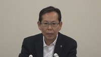 ことでんの会見　植田俊也 社長
