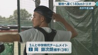 おかやま山陽／岡銀次朗 捕手［3年］