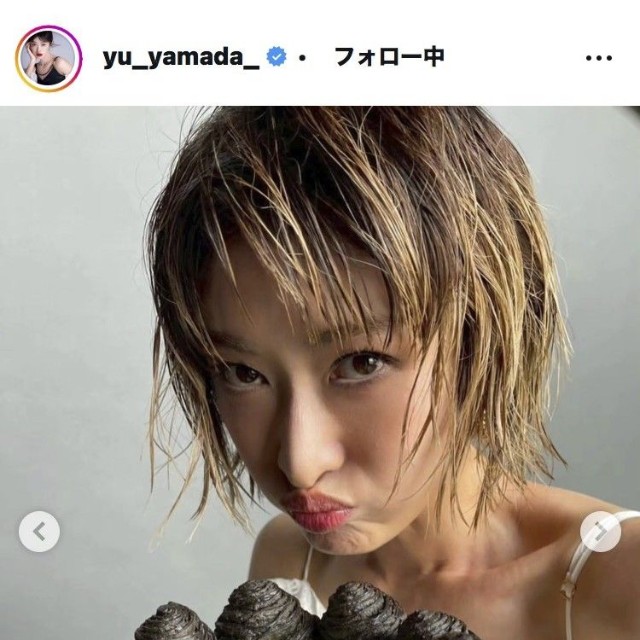山田優のインスタグラム＠yu_yamada_より