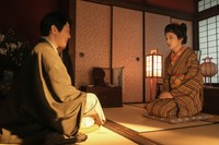 突然の身請け話に戸惑い、数日待ってほしいと頼むなみに、「待つけん、ゆっくり考ええだわ」と言ってくれる優しい男、福間　(C)NHK