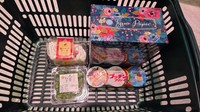 息子さんが選んだじいじばあばへのお礼の品々。それぞれに理由があるようで…（かとりいぬさんThreadsより）