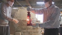 備前焼の登り窯から聖火へ