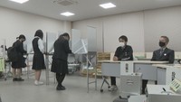 香川県初　高校に期日前投票所を設置（高松第一高校）