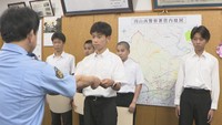 立ち往生する車を押して踏切の外に　高齢女性を救助した岡山市の中学生5人に感謝状