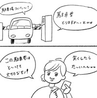 ショッピングモールの駐車券は失くしがち（まぼさん提供）