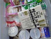 もともとの保存食ケースの様子（高岡防災さん提供）※画像はトリミングしています