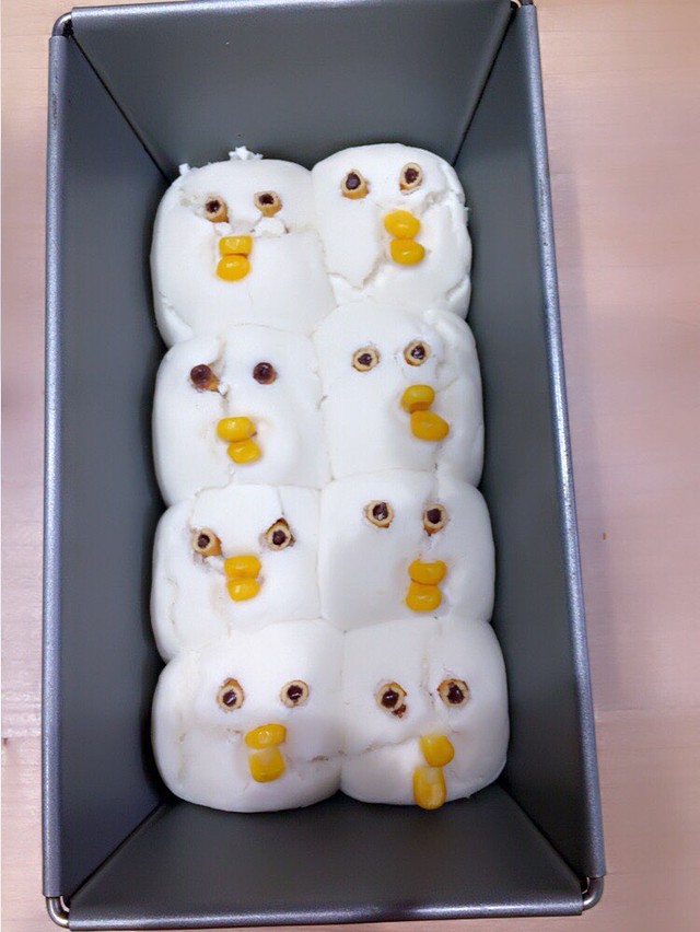 可愛い顔のふわふわ”が焼き上がると思っていたら…“ガンギマリ”ひよこ