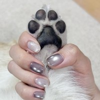 ネイルより肉球に目が行く人が続出！（画像提供：しっぽコーギーのまるころさん 、画像を一部トリミング）