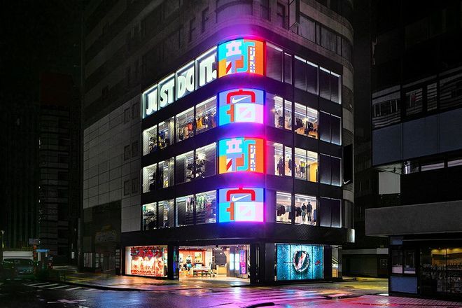 Security guard, 72, behind design of Nike's new Shinjuku store