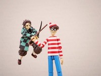 竈門炭治郎の剣を受け流すウォーリーさん（提供画像）