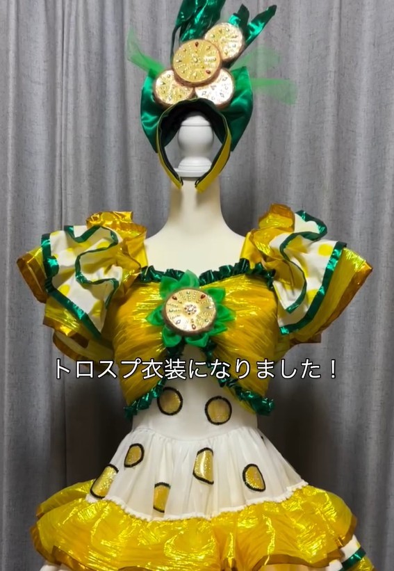 ついに完成！製作期間は約2～3週間（kihiro.tさんInstagram動画より）