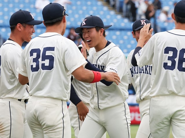 野球 - 國學院大・中崎琉生が連覇を狙う京都国際の後輩たちにエール