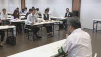 参院選・岡山選挙区の立候補予定者説明会　4陣営の関係者が参加
