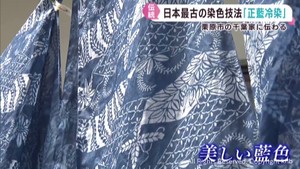 日本最古の染色技法　正藍冷染の作業が盛ん　宮城・栗原市栗駒