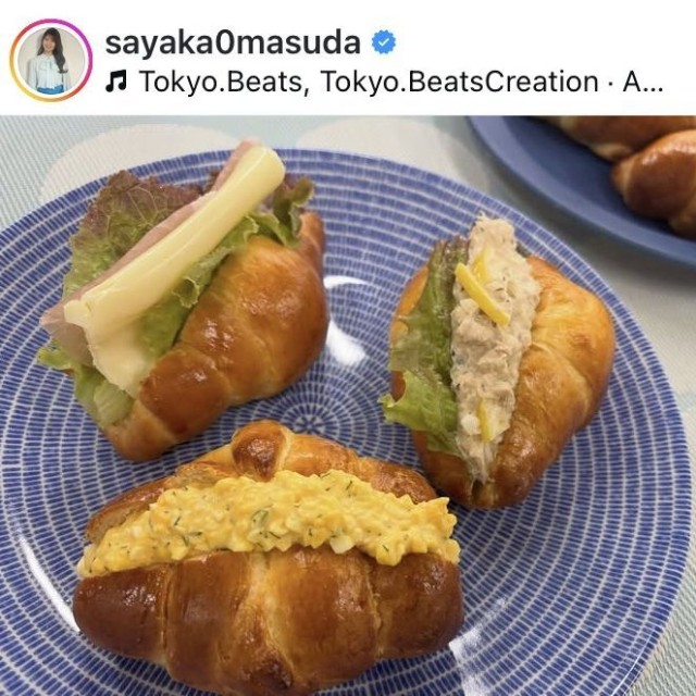 桝田沙也香アナウンサーのインスタグラム＠sayaka0masudaより