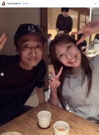 はいだしょうこさん「『けいじさん』こと、『関沢圭司さん』とご飯行ってきました」（はいださんの公式インスタグラム、2025年9月18日の投稿から）