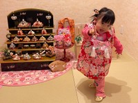 ひな祭りの節句、ハッピがよく似合ってる！（提供：@koharu13iyoriさん）