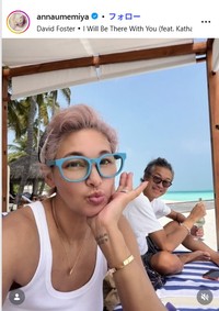 梅宮アンナのインスタグラム@annaumemiyaより