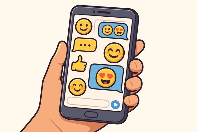 どのような絵文字をよく使いますか？　※画像はイメージです（Hannah/stock.adobe.com）